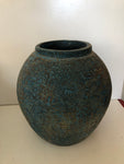 VASO CERAMICA IN STILE ETNICO H20XDIAMETRO8 CM
