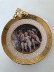 PIATTO IN PORCELLANA STILE LIMOGES H2XDIAMETRO14 CM