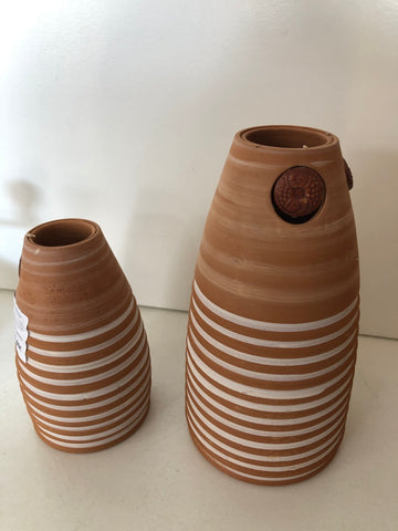 COPPIA VASI IN TERRACOTTA H20