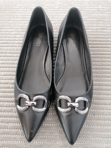 BALLERINE PUNTA LORAFERRES MIS.40 NERO