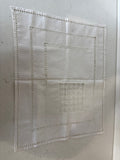 CENTRINO L36X46CM LINO BIANCO C/INTAGLIO