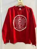 FELPA JUSTHOOD TG.M ROSSO