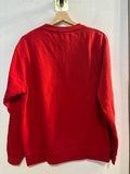 FELPA JUSTHOOD TG.M ROSSO