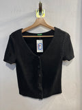 COPRISPALLE BENETTON TG.M IN COTONE NERO