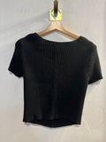 COPRISPALLE BENETTON TG.M IN COTONE NERO