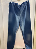 PANTALONE FIORELLA RUBINO TG.L EFFETTO JEANS DONNA