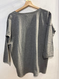 MAGLIA MOTIVI TG.L GRIGIO C/PAILETTES