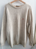 MAGLIONE RALPH LAUREN TGXL UOMO IN LANA BEIGE