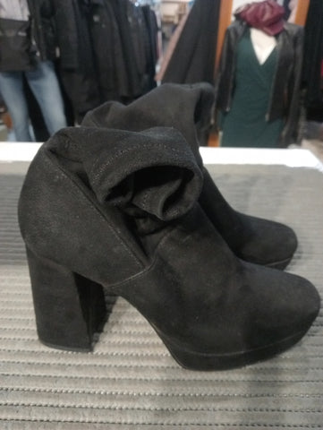 TRONCHETTO BATA MIS.38 NERO CAMOSCIO