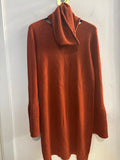 ABITO RINASCIMENTO TGM ARANCIO BRUCIATO C/COLLO