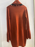 ABITO RINASCIMENTO TGM ARANCIO BRUCIATO C/COLLO