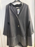 GIACCA MANTELLA AMELIE T.U. GRIGIO/NERO