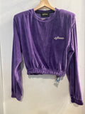FELPA CORTA AGIVENESS TGS VIOLA VELLUTO