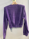 FELPA CORTA AGIVENESS TGS VIOLA VELLUTO