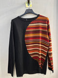 MAGLIONCINO C.BENETTI TGL NERO/ARANCIO LAME'