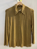 CAMICIA AND TG46 DORATO LAME'