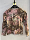 MAGLIA GABRIELLA TG46 ROSA/MACULATO