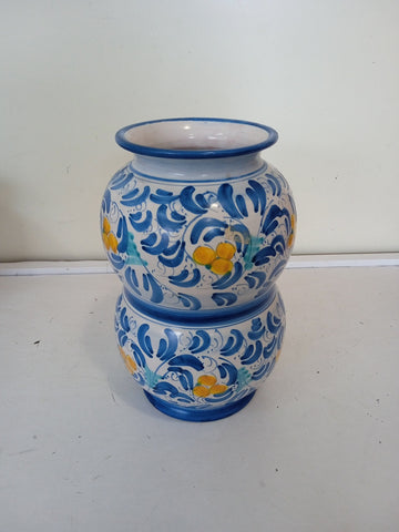 VASO IN CERAMICA F.BORIA CALTAGIRONE H20XDIAMETRO10 CM