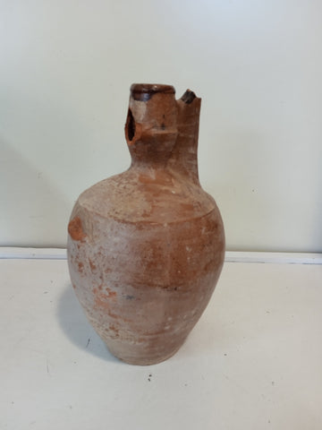 CARAFFA IN TERRACOTTA ANTICA H30XDIAMETRO15 CM (CON IMPERFEZIONE)