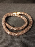 COLLANA SWAROVSKI STURDUST MARRONE