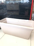 FIORIERA RETTANGOLARE FLORUS H30XL70XP30 CM + SOTTOVASO H4XL70XP28 CM