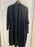 ABITO+CARDIGAN LES COPAINS TG46 NERO IN LANA E CASHMERE C/STRASS