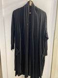 ABITO+CARDIGAN LES COPAINS TG46 NERO IN LANA E CASHMERE C/STRASS