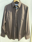 CAMICIA UOMO E.COVERI MIS.40 MARRONE A RIGHE
