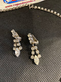 GIROCOLLO + ORECCHINI CLIPS STRASS
