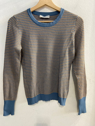 MAGLIONCINO ZARA TGL BEIGE/AZZURRO DONNA
