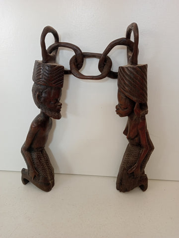 COPPIA STATUE ETNICHE H20XL5XP5 CM