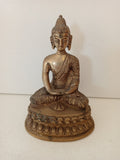 BUDDHA IN METALLO H14XL8XP5 CM