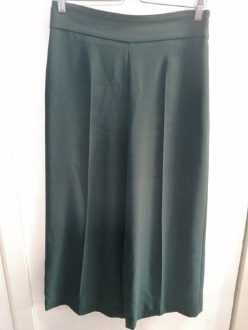 PANTALONE ZARA TGM VERDE ALLA CAVIGLIA