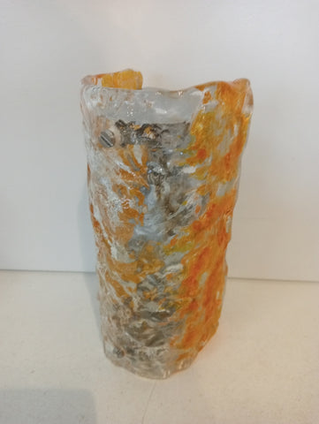 APPLIQUE IN VETRO TIPO MURANO H20XL10XP8 CM