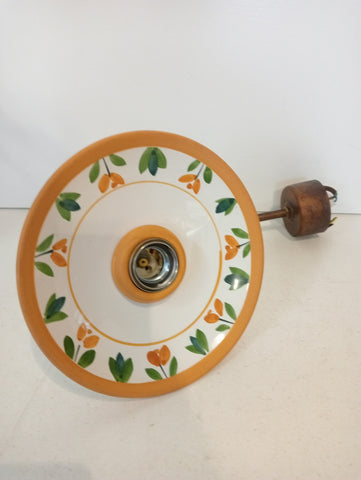 APPLIQUE TERRACOTTA TIPO CALTAGIRONE H19XDIAMETRO20 CM 8 SENZA ACCESSORIO )