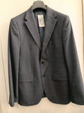GIACCA UOMO TWENTY-ONE TG50 BLU A QUADRI