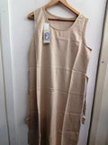 ABITO LUNGO JUST GIRL  TGL  LINO E COTONE BEIGE