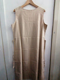 ABITO LUNGO JUST GIRL  TGL  LINO E COTONE BEIGE