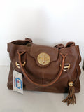 BORSA A MANO BRIC'S MARRONE IN PELLE