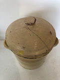 CONTENITORE CERAMICA "BURNIA" IN CERAMICA H23XDIAMETRO15 CM ( COPERCHIO ROTTO )