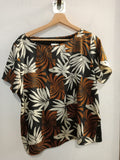 MAGLIA MARELLA TG50 NERO/MARRONE FANTASIA