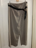 GONNA PANTALONE LARGO LINK TGXL PANNA/NERO FANTASIA