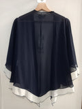 MAGLIA SOPRABITO LINK TGL BLU/BIANCO(PARI AL NUOVO)