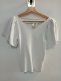 MAGLIA ONLY TGM BIANCO A COSTINE