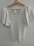 MAGLIA ONLY TGM BIANCO A COSTINE