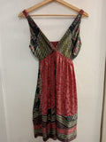 ABITO DONNA TGS ROSSO/VERDE FANTASIA