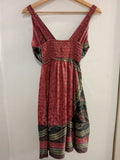 ABITO DONNA TGS ROSSO/VERDE FANTASIA