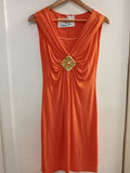 ABITO MARELLA TGM ARANCIO C/MEDAGLIONE DORATO