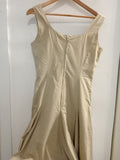 ABITO MELANIA TG46 BEIGE DONNA