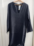 ABITO LUNGO TGM/L LINO BLU